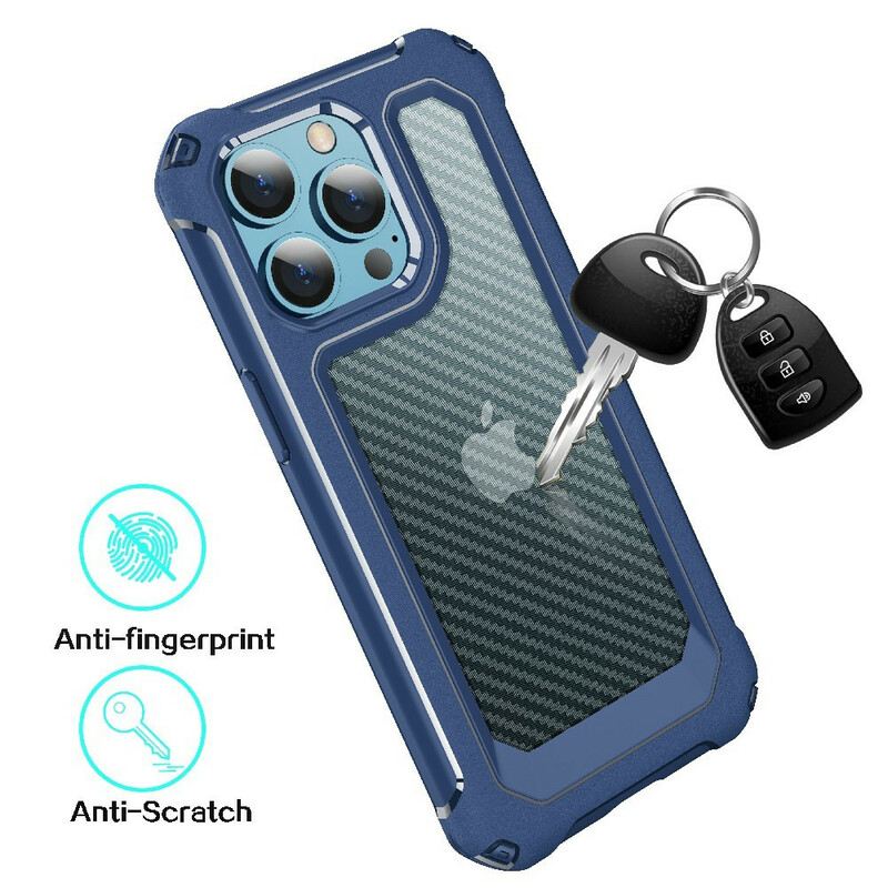 Maskica iPhone 13 Pro Bešavna Tekstura Karbonskih Vlakana