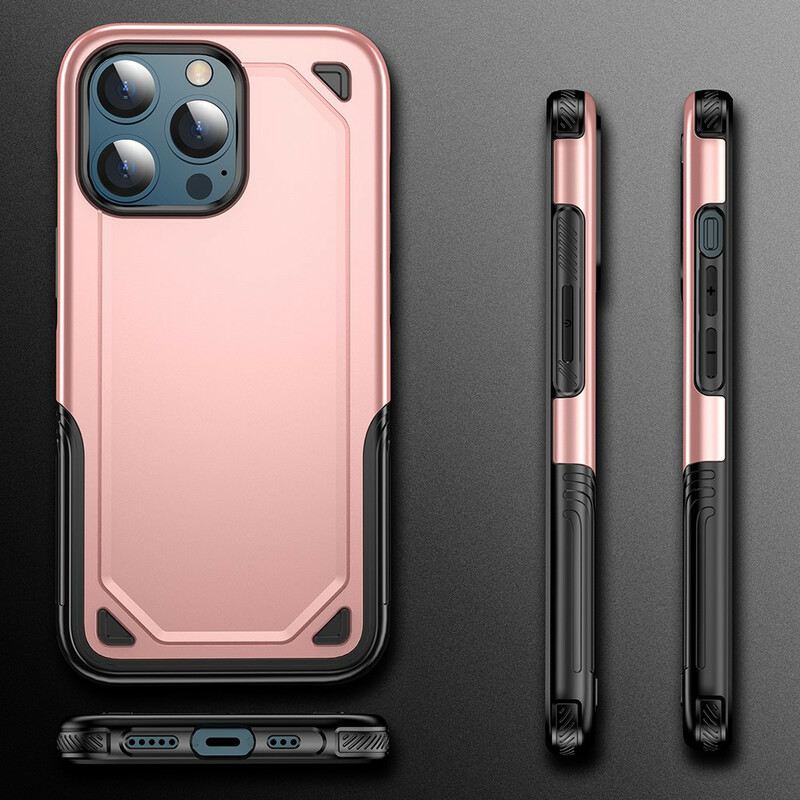 Maskica iPhone 13 Pro Efekt Metala Oklopa