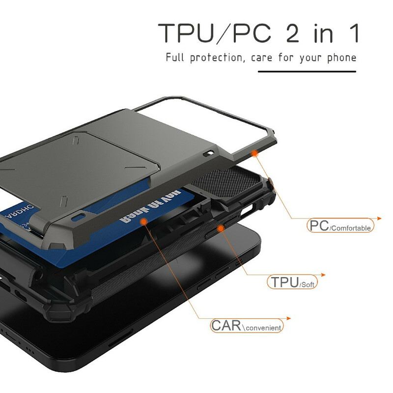 Maskica iPhone 13 Pro Flip Style Držač Kartice