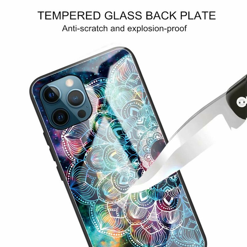 Maskica iPhone 13 Pro Kaljeno Staklo Mandala