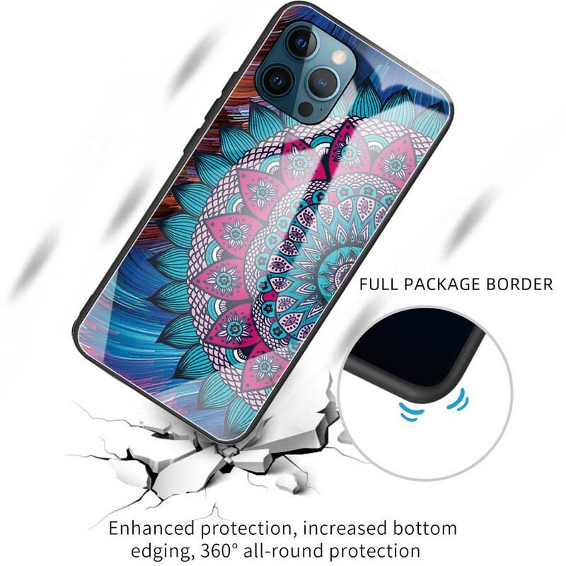 Maskica iPhone 13 Pro Kaljeno Staklo Mandala