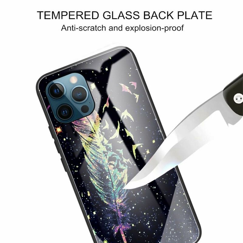 Maskica iPhone 13 Pro Kaljeno Staklo Od Perja
