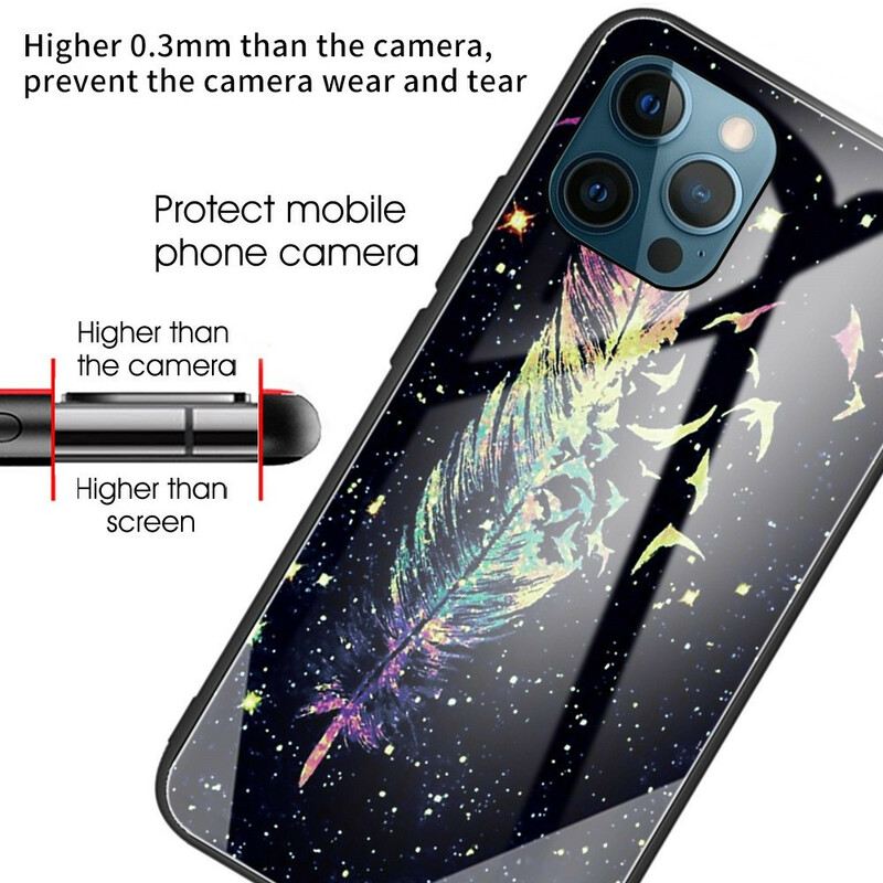 Maskica iPhone 13 Pro Kaljeno Staklo Od Perja