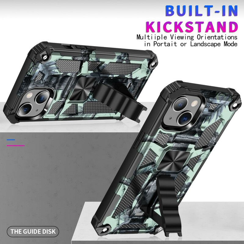Maskica iPhone 13 Pro Kamuflažna Uklonjiva Podrška
