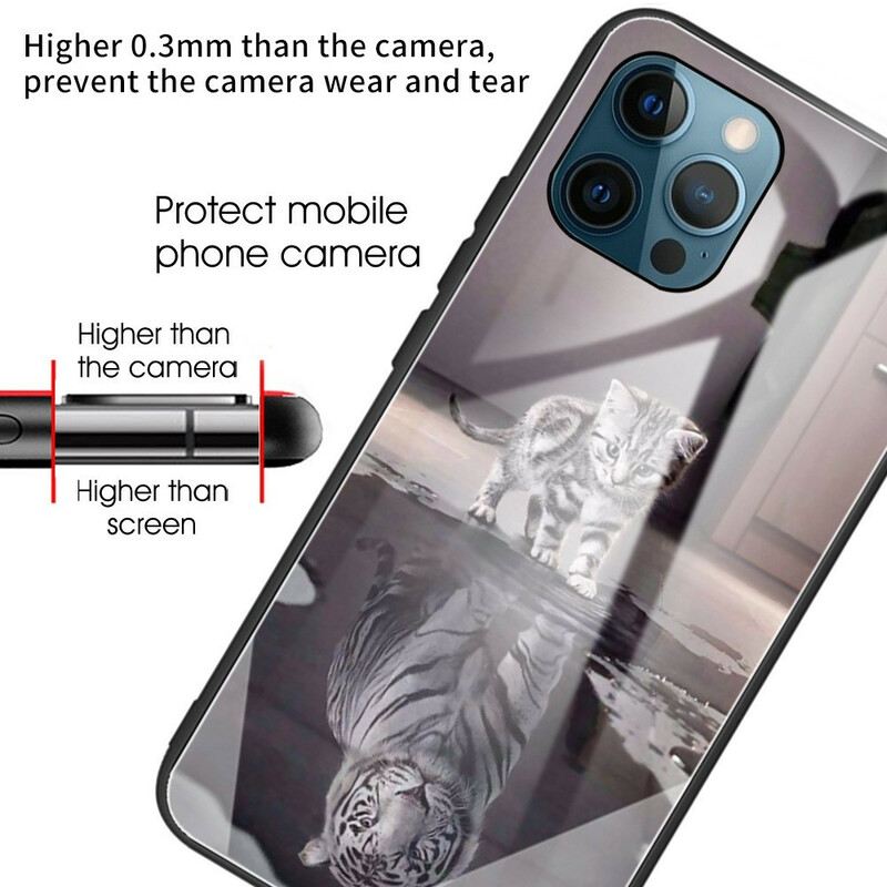Maskica iPhone 13 Pro Kitten Dream Kaljeno Staklo