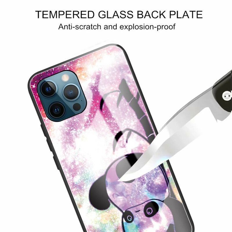Maskica iPhone 13 Pro Panda I Bambus Kaljeno Staklo