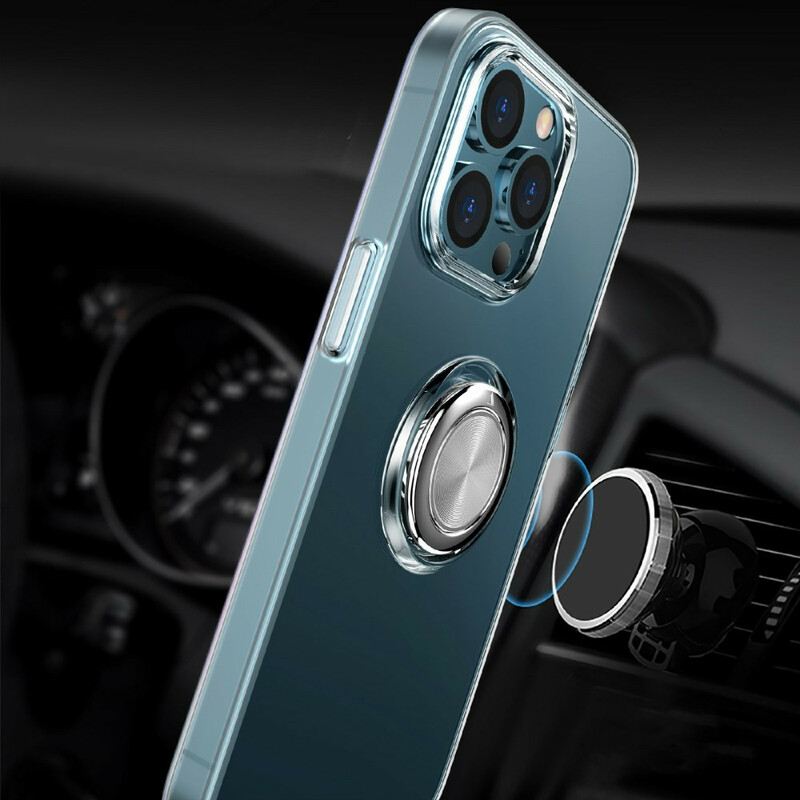 Maskica iPhone 13 Pro Prozirna S Nosačem Za Prsten