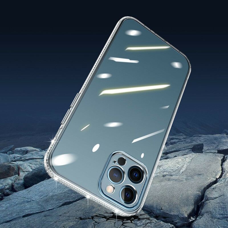 Maskica iPhone 13 Pro Prozirni Dijamantni Rubovi
