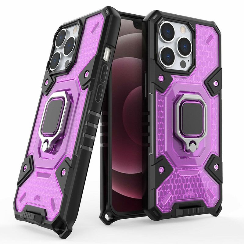 Maskica iPhone 13 Pro Saće S Prstenom