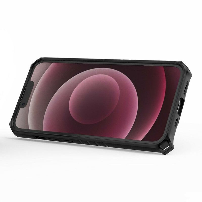 Maskica iPhone 13 Pro Saće S Prstenom