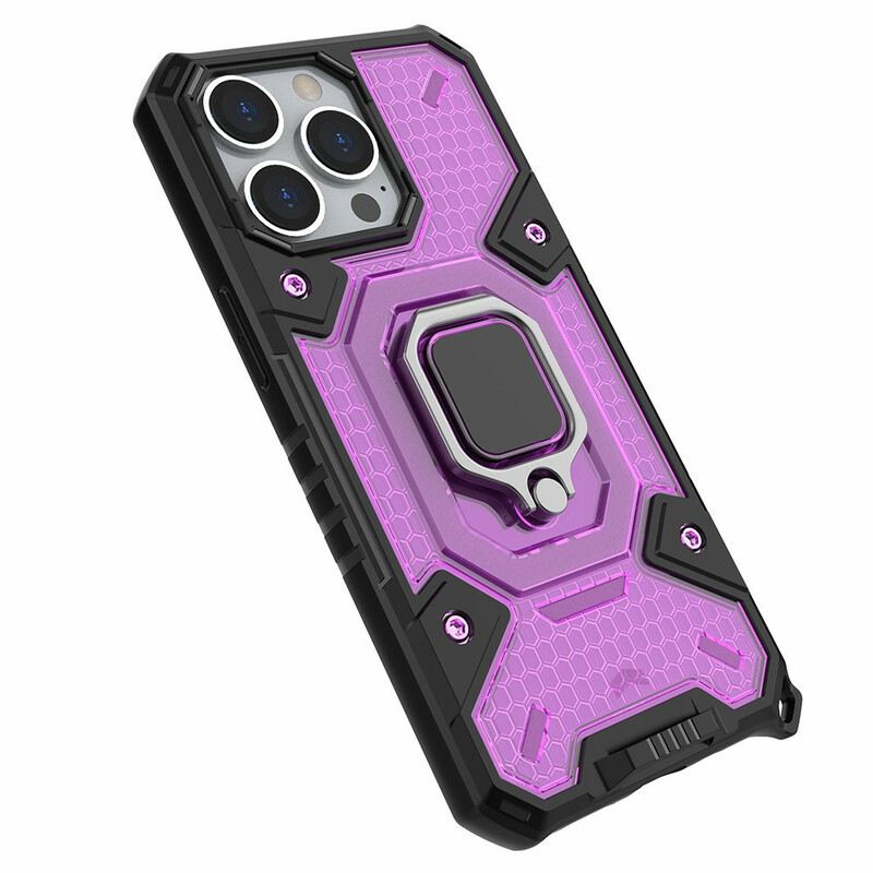 Maskica iPhone 13 Pro Saće S Prstenom