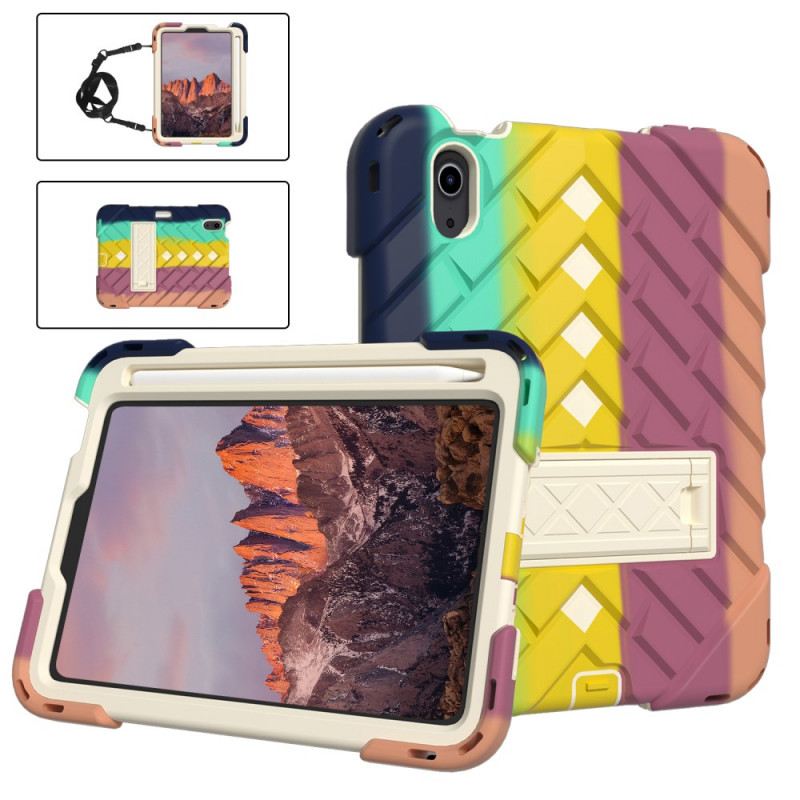 Maskica iPad Mini 6 (2021) Super Otporan S Podrškom U Boji I Remenom Za Nošenje Na Ramenu