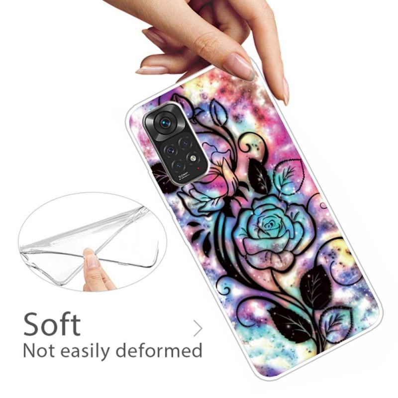 Maskica Xiaomi Redmi Note 11 Pro / 11 Pro 5G Dizajn Cvijeća