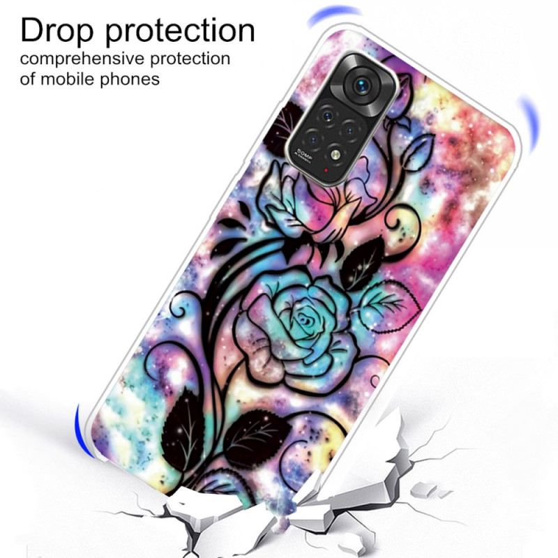 Maskica Xiaomi Redmi Note 11 Pro / 11 Pro 5G Dizajn Cvijeća