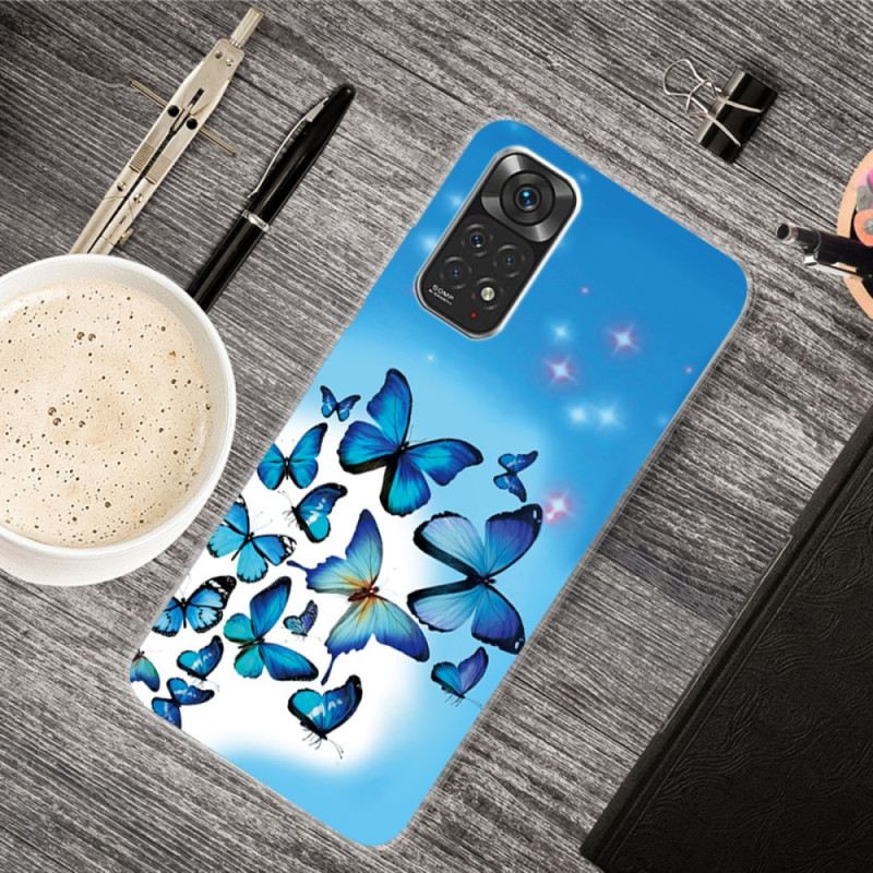Maskica Xiaomi Redmi Note 11 Pro / 11 Pro 5G Plavi Leptiri