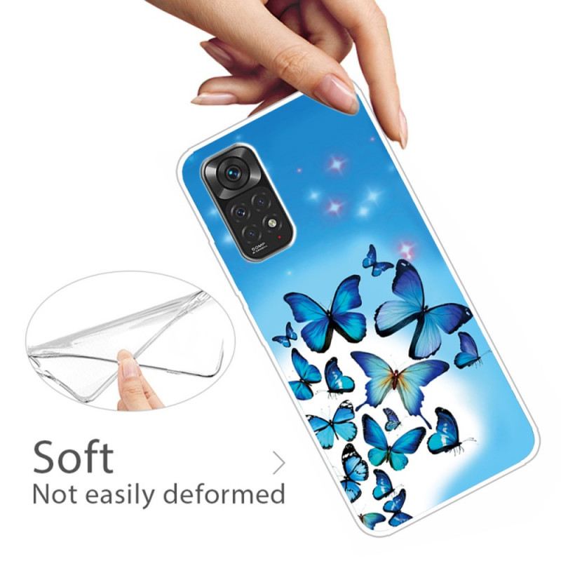 Maskica Xiaomi Redmi Note 11 Pro / 11 Pro 5G Plavi Leptiri