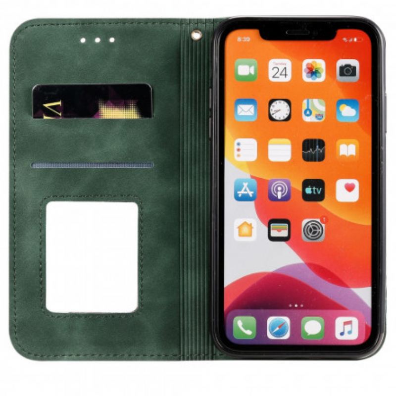 Flip Futrola iPhone 11 Kožna Futrola Barokno Cvijeće