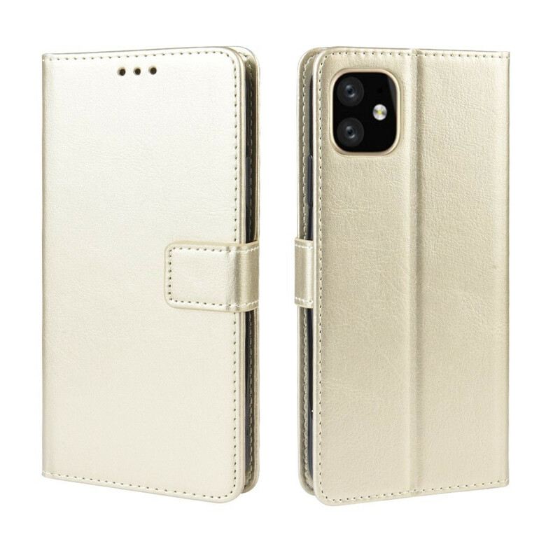Flip Futrola iPhone 11 Remen U Boji S Efektom Kože
