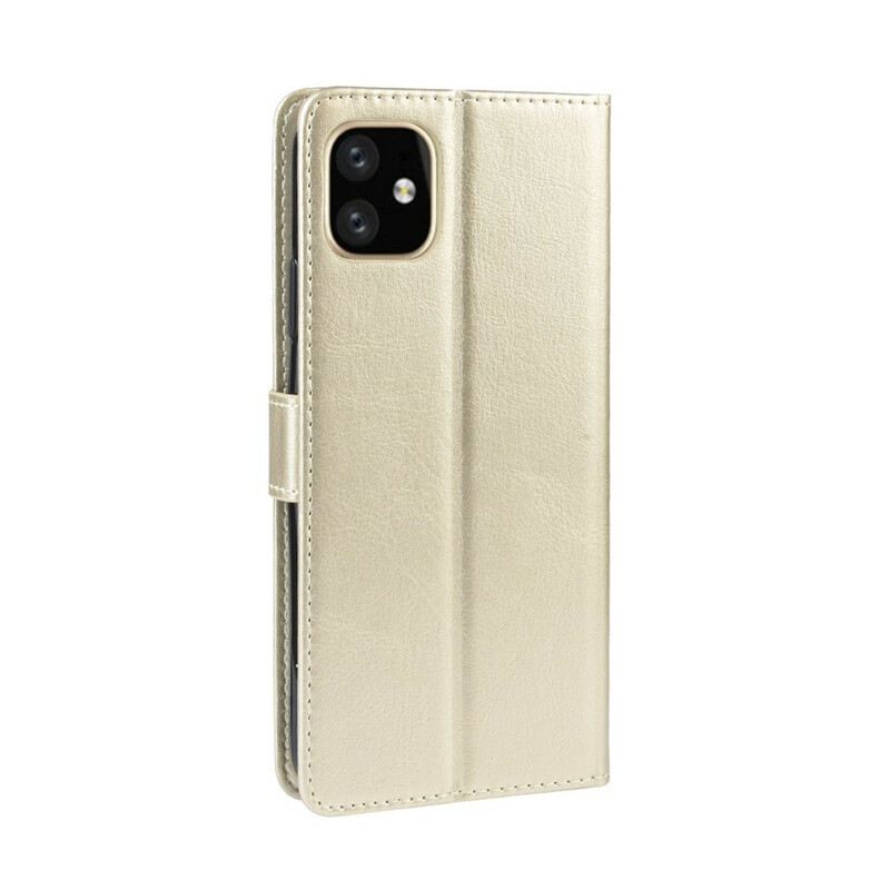 Flip Futrola iPhone 11 Remen U Boji S Efektom Kože