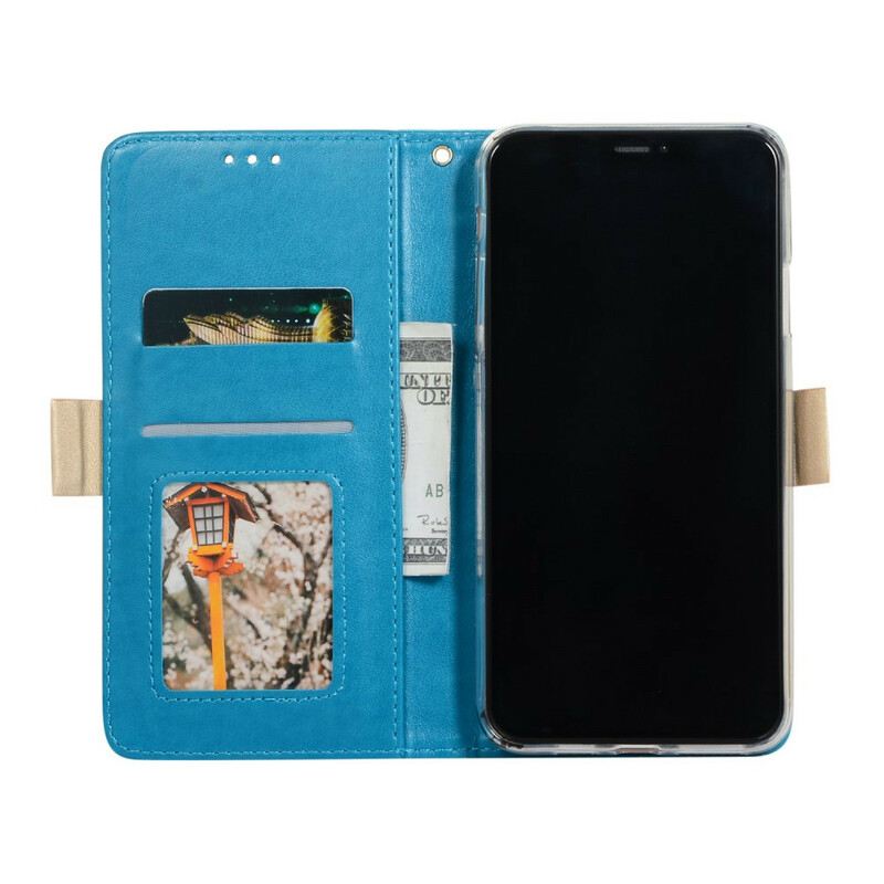 Futrola iPhone 11 Novčanica S Čipkastim Remenom