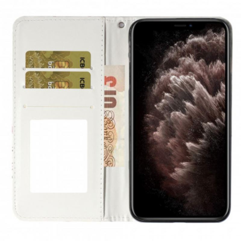 Kožna Futrola iPhone 11 Leptir Podesivi Remen