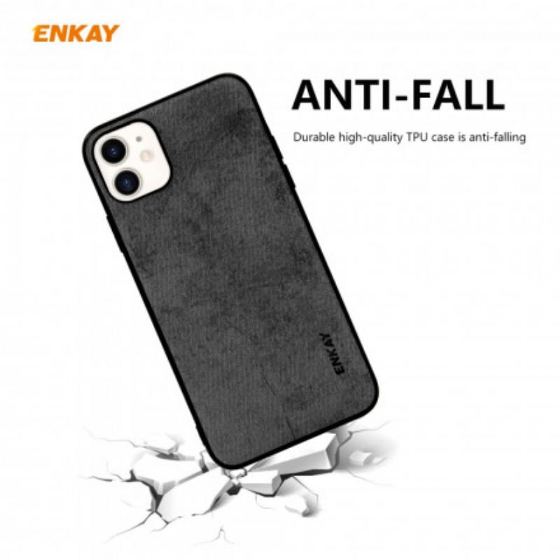 Maskica iPhone 11 Enkay Tekstura Tkanine