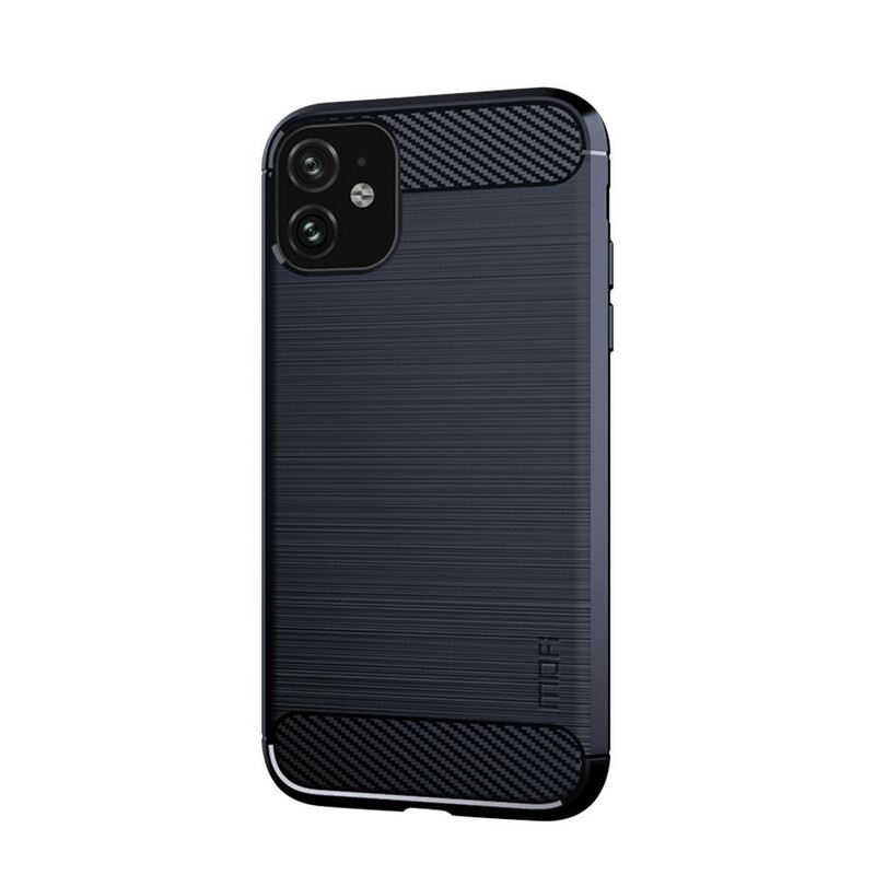 Maskica iPhone 11 Mofi Brušena Karbonska Vlakna
