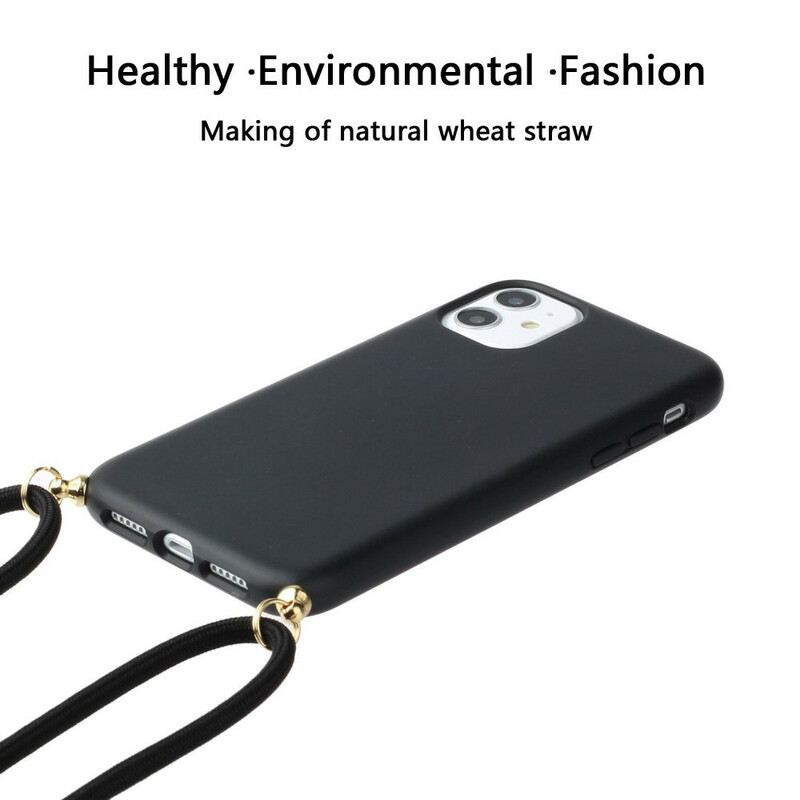 Maskica iPhone 11 Silikon S Kabelom U Boji