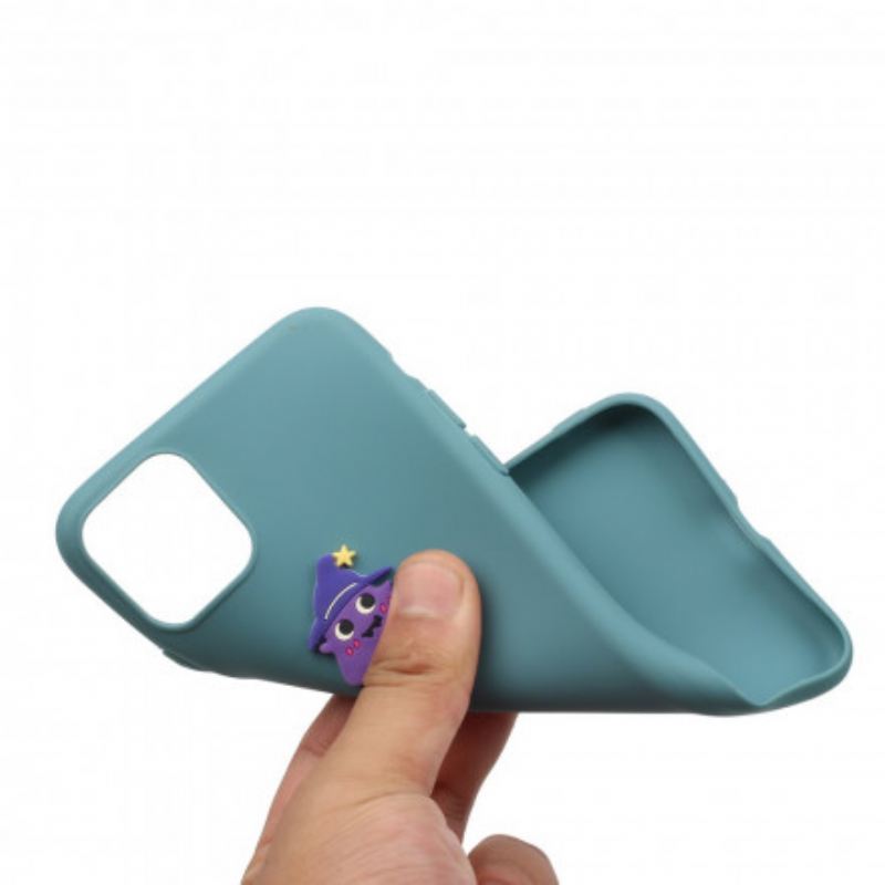 Maskica iPhone 11 Silikonski Logo Zabava Sa Životinjama