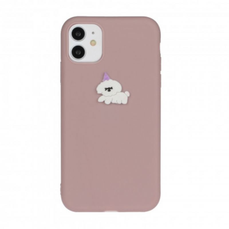 Maskica iPhone 11 Silikonski Logo Zabava Sa Životinjama