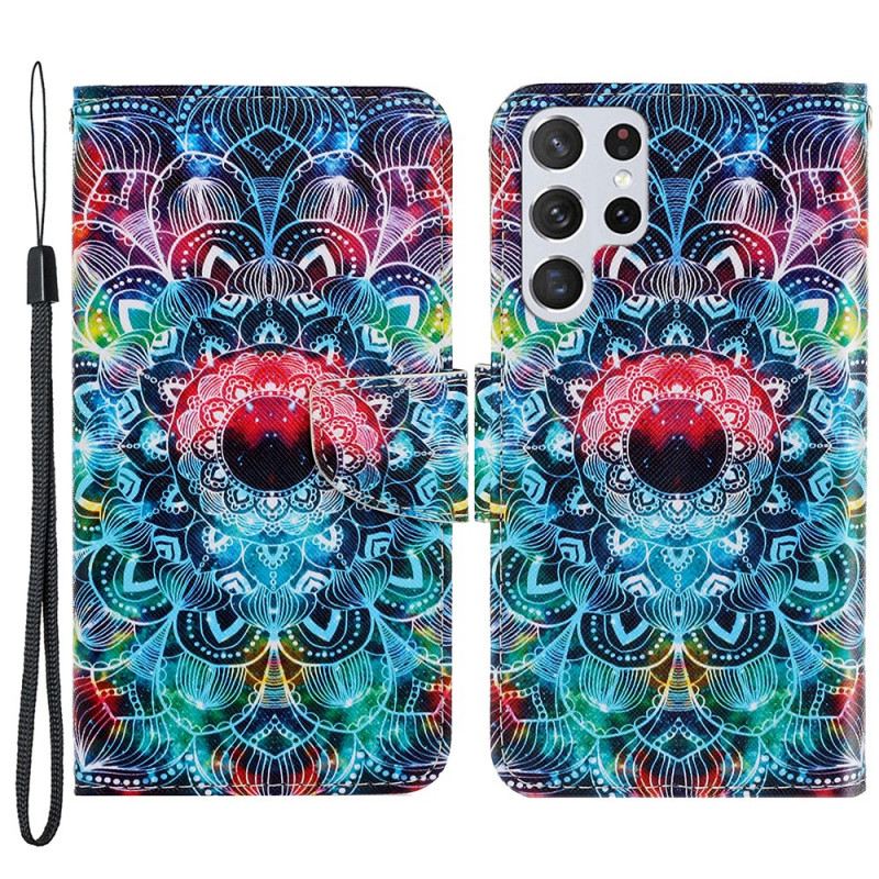 Futrola Samsung Galaxy S22 Ultra 5G Upadljiva Mandala S Remenom