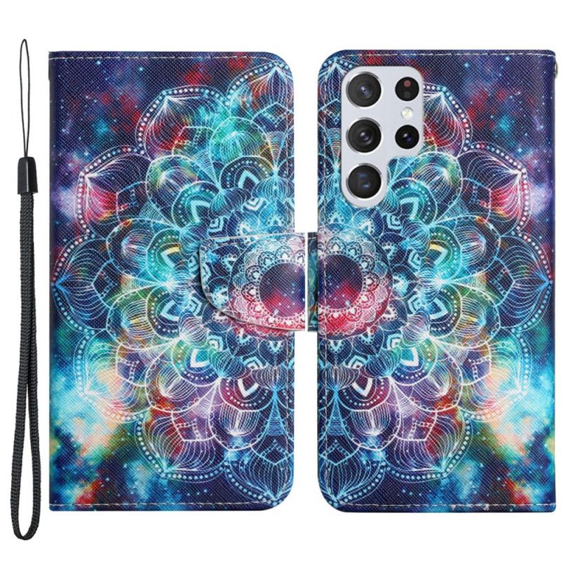 Futrola Samsung Galaxy S22 Ultra 5G Upadljiva Polumandala S Remenom