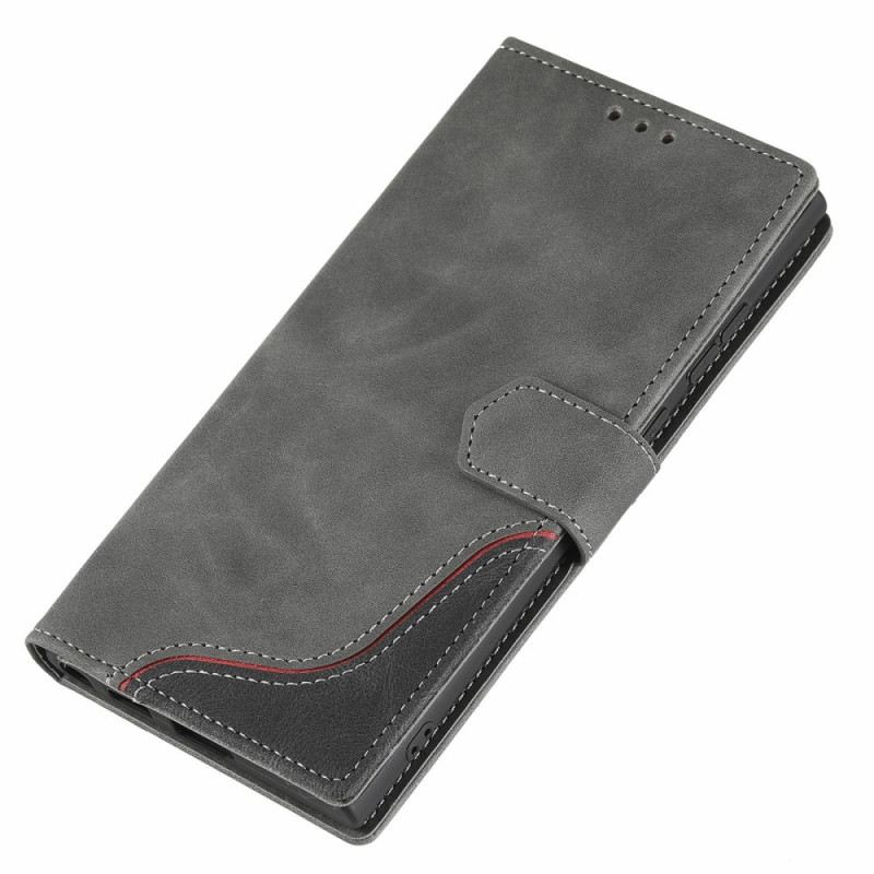 Kožna Futrola Samsung Galaxy S22 Ultra 5G Skin-feel Wave