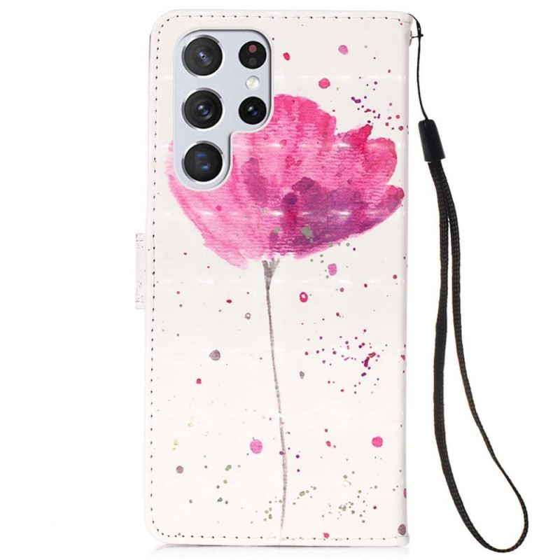 Maskica Samsung Galaxy S22 Ultra 5G Akvarel Mak