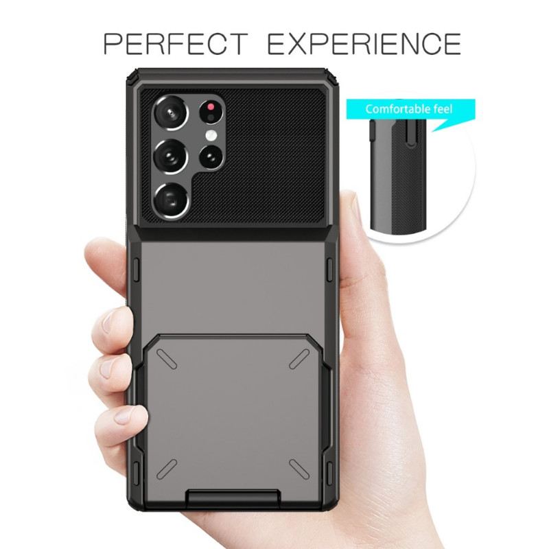 Maskica Samsung Galaxy S22 Ultra 5G Flip Style Držač Kartice