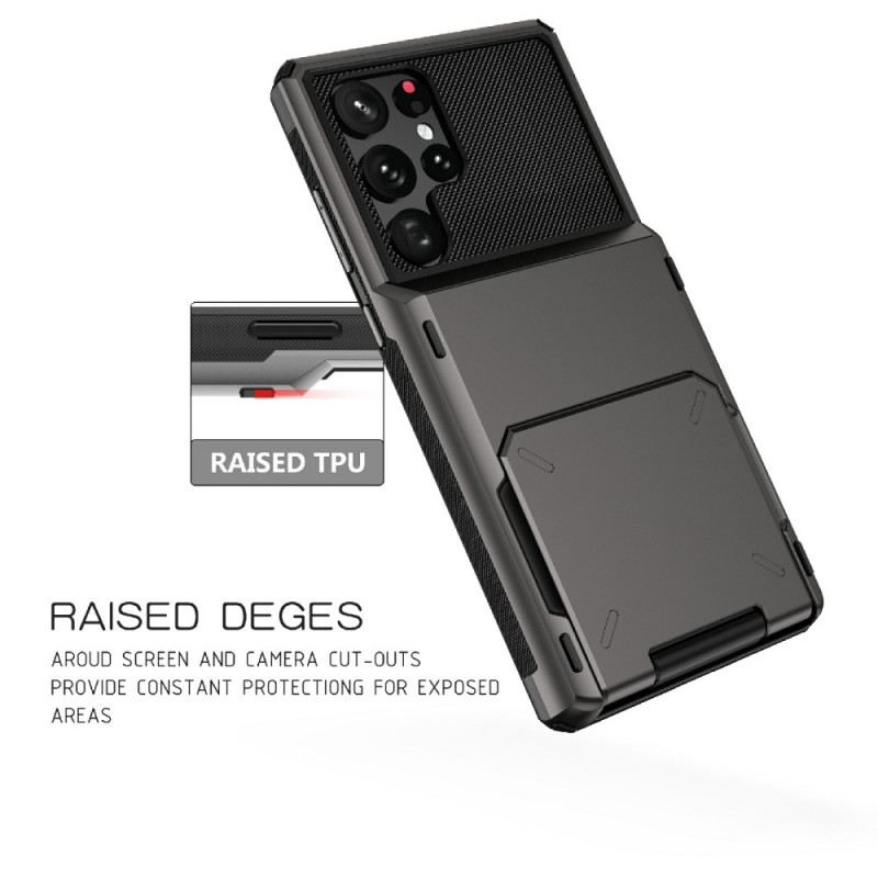 Maskica Samsung Galaxy S22 Ultra 5G Flip Style Držač Kartice