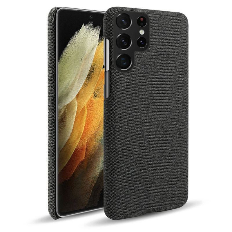 Maskica Samsung Galaxy S22 Ultra 5G Tekstura Tkanine Ksq