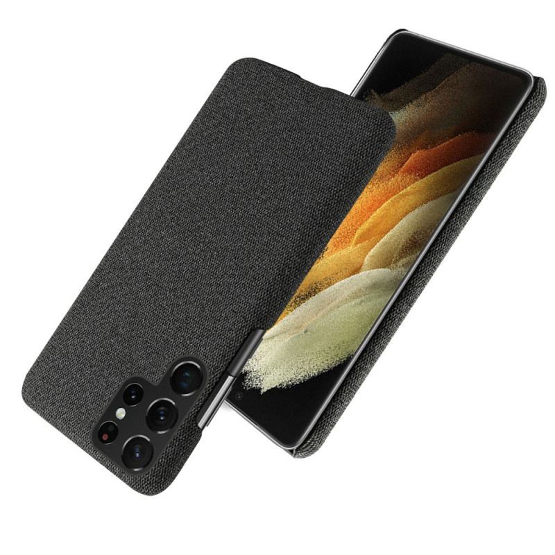 Maskica Samsung Galaxy S22 Ultra 5G Tekstura Tkanine Ksq
