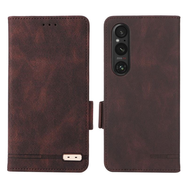 Kožna Futrola Sony Xperia 1 Vi Retro Kožni Stil