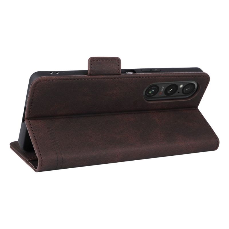 Kožna Futrola Sony Xperia 1 Vi Retro Kožni Stil