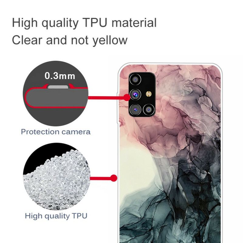 Maskica Samsung Galaxy M51 Mramor U Boji