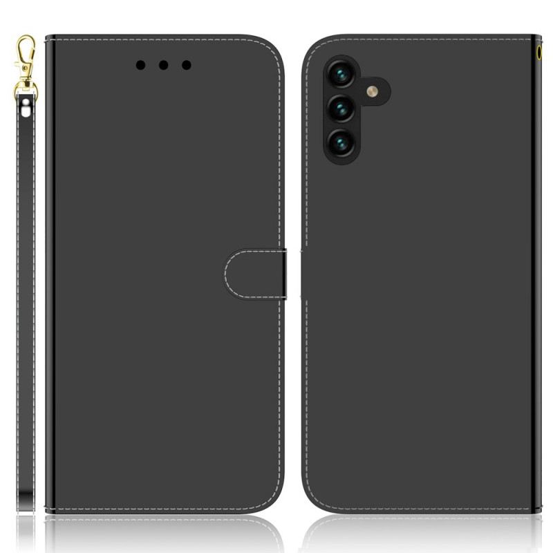 Futrola Samsung Galaxy A13 5G / A04s Poklopac Ogledala Od Umjetne Kože
