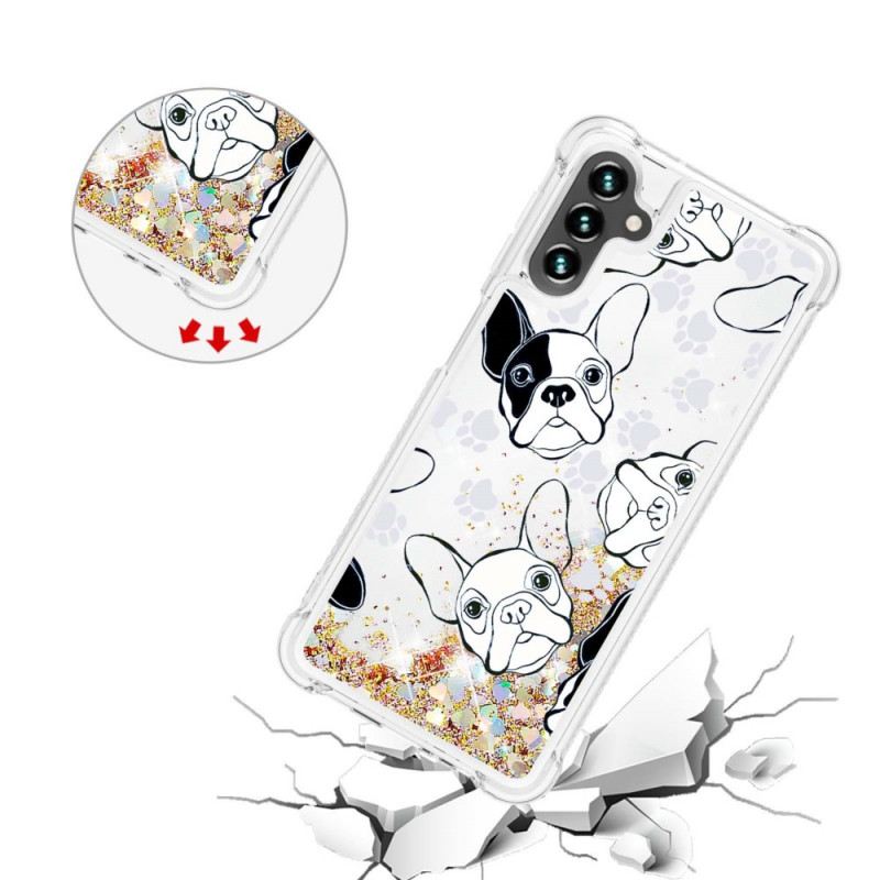 Maskica Samsung Galaxy A13 5G / A04s Mr Dog Sequins