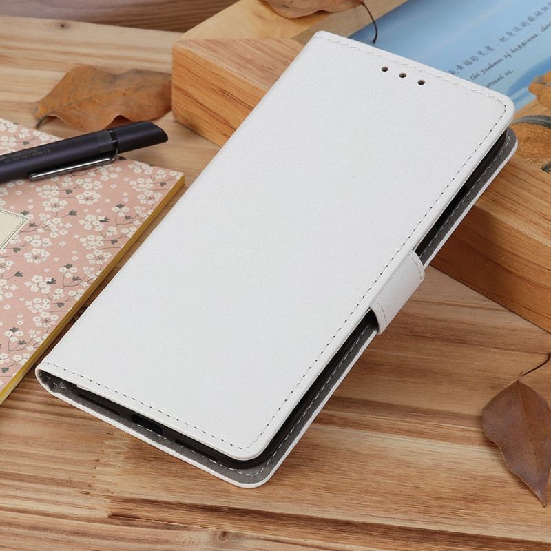 Flip Futrola Xiaomi 12 Pro Jednostavan Efekt Sjajne Kože