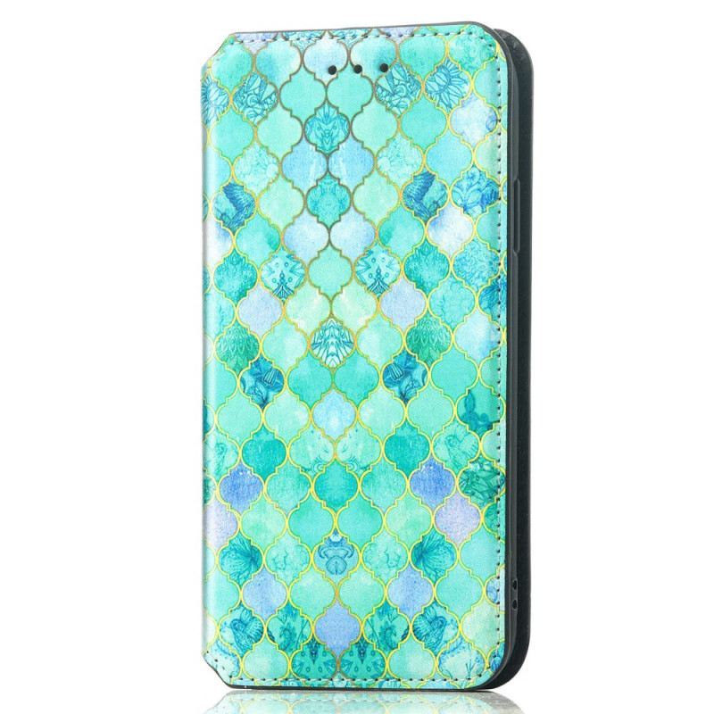 Flip Futrola Xiaomi 12 Pro Kožna Futrola Caseneo Rfid Dizajn