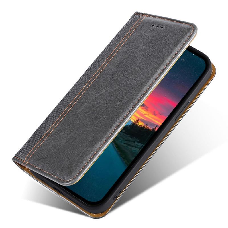 Flip Futrola Xiaomi 12 Pro Kožna Futrola Efekt Vintage Kože