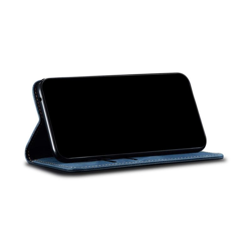 Flip Futrola Xiaomi 12 Pro Kožna Futrola Traper Tkanina