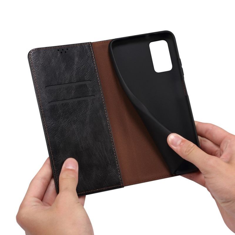 Flip Futrola Xiaomi 12 Pro Kožna Futrola Voštana Umjetna Koža