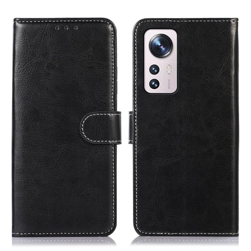 Futrola Xiaomi 12 Pro Couture Efekt Kože
