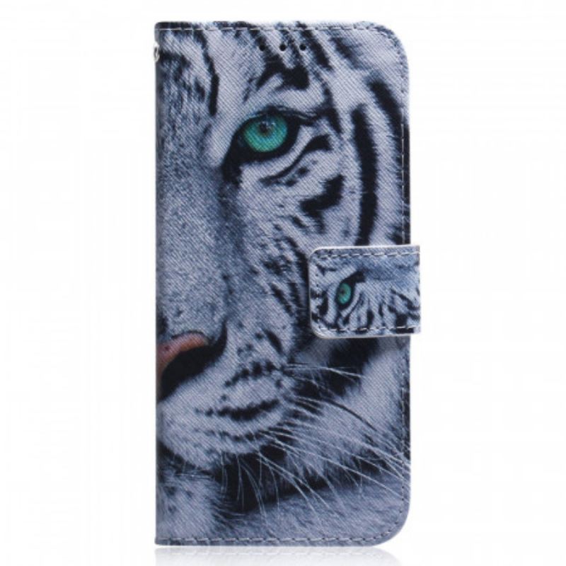 Kožna Futrola Xiaomi 12 Pro Bijeli Tigar